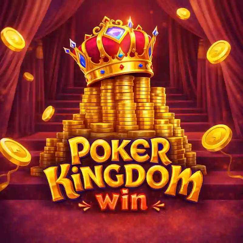 Poker Kingdom Win Game Logo